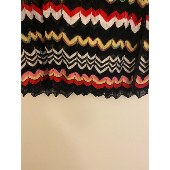 RARE! Missoni Chevron Black and Rainbow Cover Up - Picture 8 of 9
